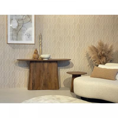 Livingfurn Salvator sidetable 140 cm - hout - naturel