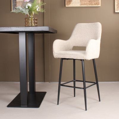 DS4U Lenon barkruk bouclé 2.0 - 65 cm