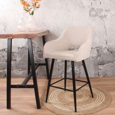 DS4U Lenon barkruk 67 cm bouclé