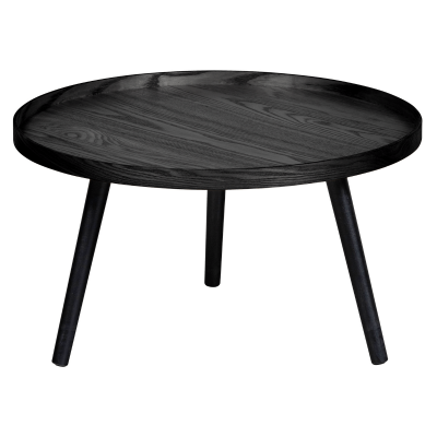 Bijzettafel Mesa Hout L Zwart 34xø60 van het woonmerk WOOOD