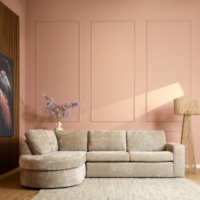 Starfurn Almo 2,5-zitsbank divan links - beige