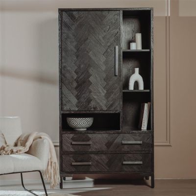 Tower Living Ziano opbergkast - 100 cm - zwart