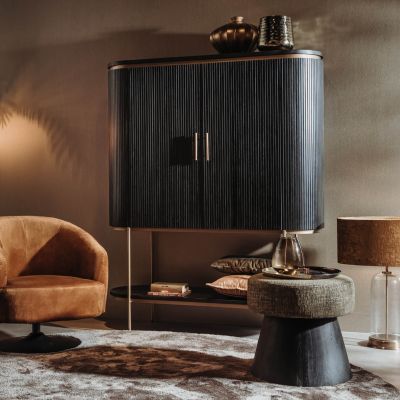 Tower Living Rivello wandkast - 145 cm - zwart