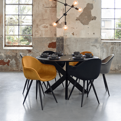Label51 Forli eetkamerstoel velvet