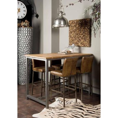Tower Living Venetie bartafel - 160 cm - bruin