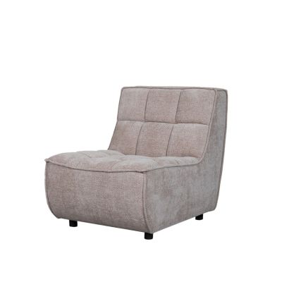 Label51 Albero 1-zitsbank 70x92x81 cm - clay elite/zwart hout