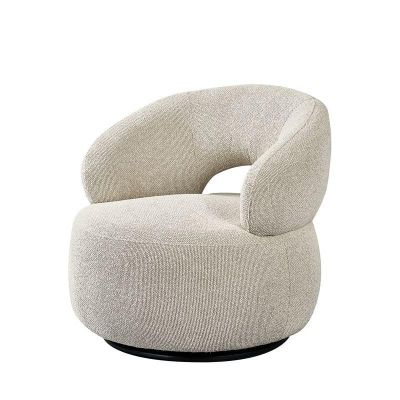 Label51 Nusenna draaifauteuil royal bouclé