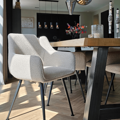 DS4U Ravi 3.0 eetkamerstoel boucle