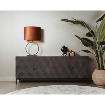 Tower Living San Marino dressoir - 210 cm - bruin