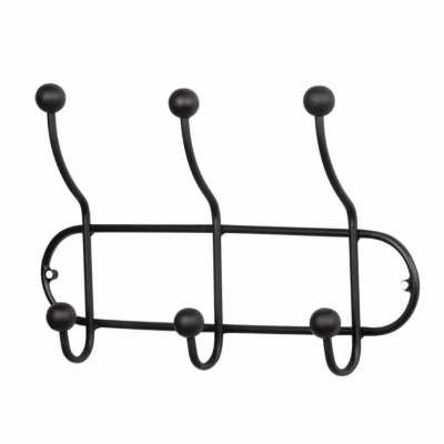 Woood Barb kapstok metaal zwart