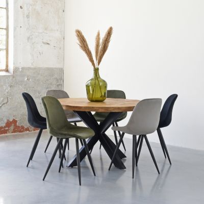 Label51 Capri eetkamerstoel velvet