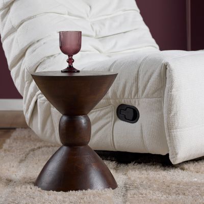 Starfurn Bijzettafel Ron rond - bruin