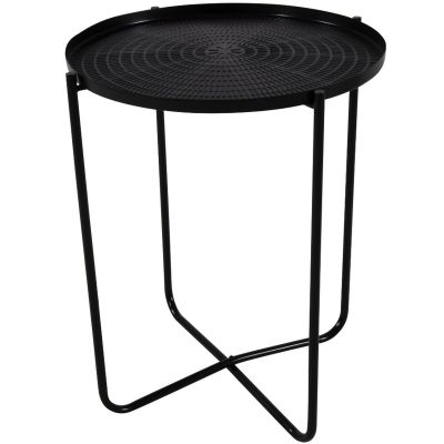 Bijzettafel Sumba Zwart 50 cm