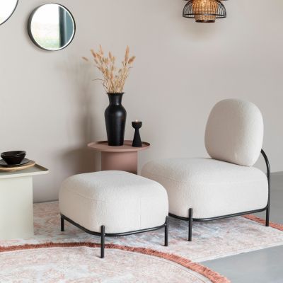 Puur Tamara fauteuil teddy - ivoor