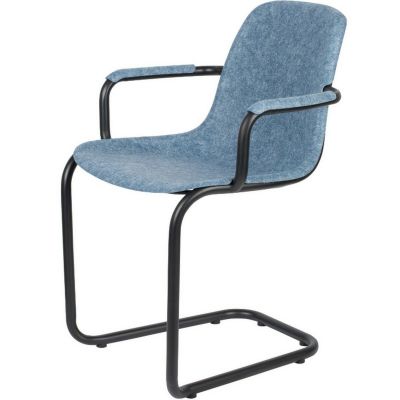 Zuiver Armstoel Thirsty Blauw