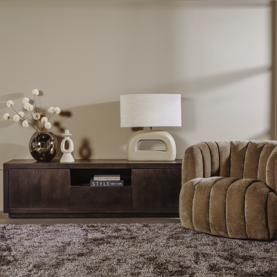 Tower Living Mincio tv-meubel - 176 cm - bruin