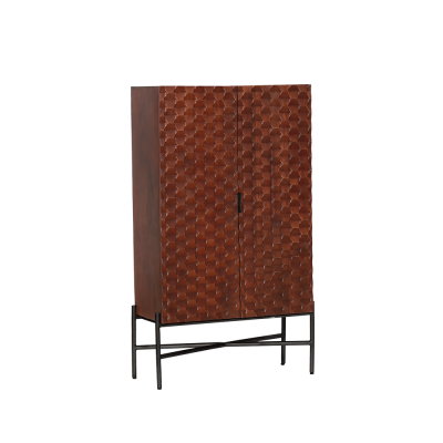 Tower Living Paola opbergkast - 90 cm - bruin