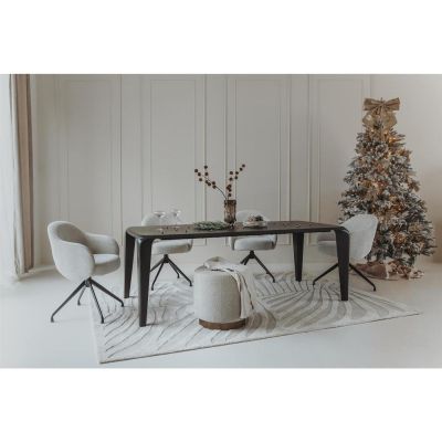 Tower Living Ronta eettafel - 220 cm - bruin