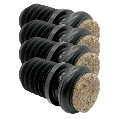 Viltglijder holle poot 14mm | set van 4 van Oranje Furniture Care