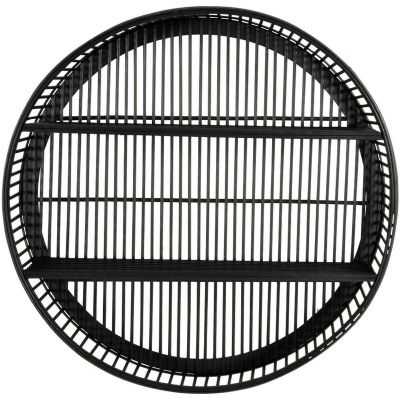 Wandrek Aiko Zwart Bamboe Rond 60 cm
