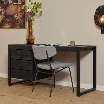 Starfurn Bureau Boaz 145 cm - zwart