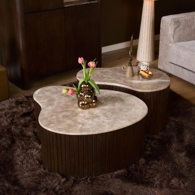 Starfurn Salontafel Nomi 84 cm - bruin